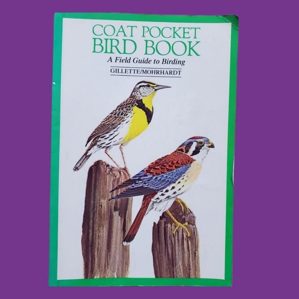 The Coat Pocket Bird Book Vintage Coffee Table Book Decor 90s